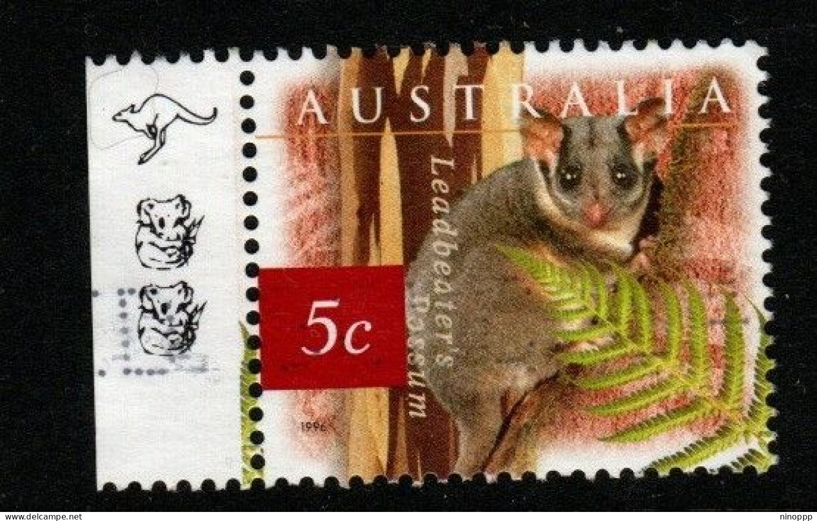 Australia Cat 1560g 2003 Nature Of Australia, 5c Leadbeater's Possum,reprint 2 Koala ,1 Roo,Used - Essais & Réimpressions