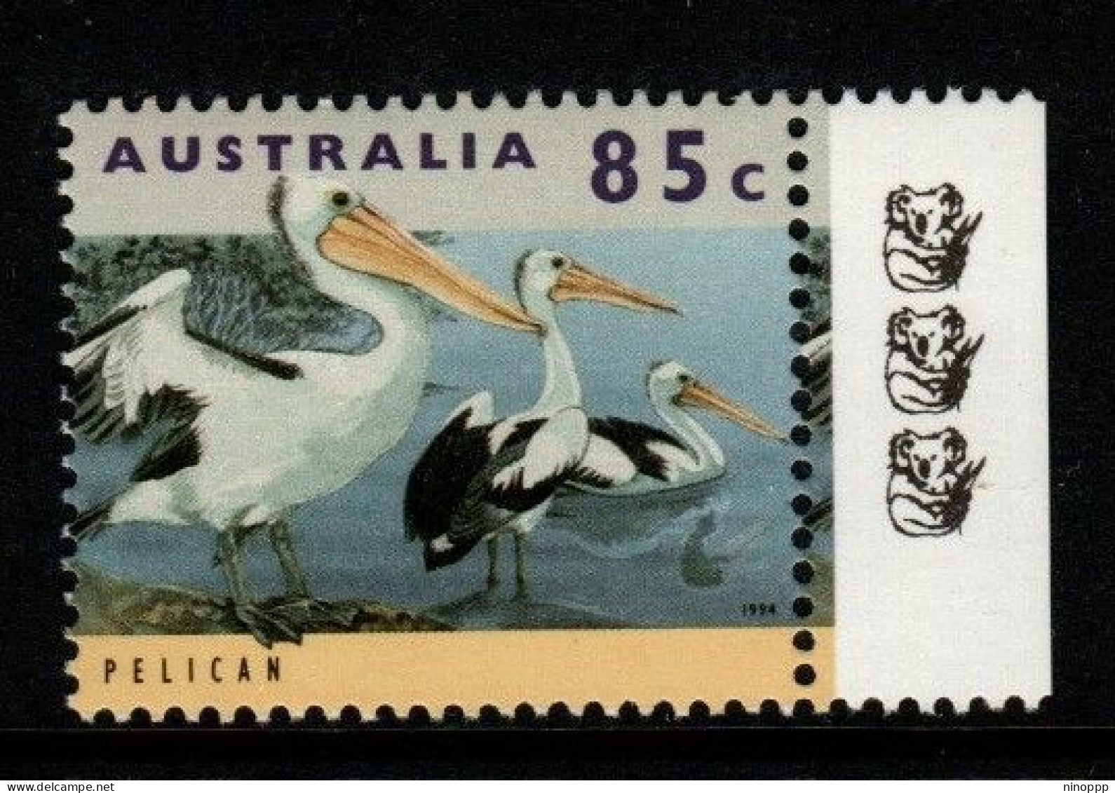 Australia Cat 1429c Wildlife  85c Pelican  , 3 Koalas Reprint,mint Never Hinged - Prove & Ristampe