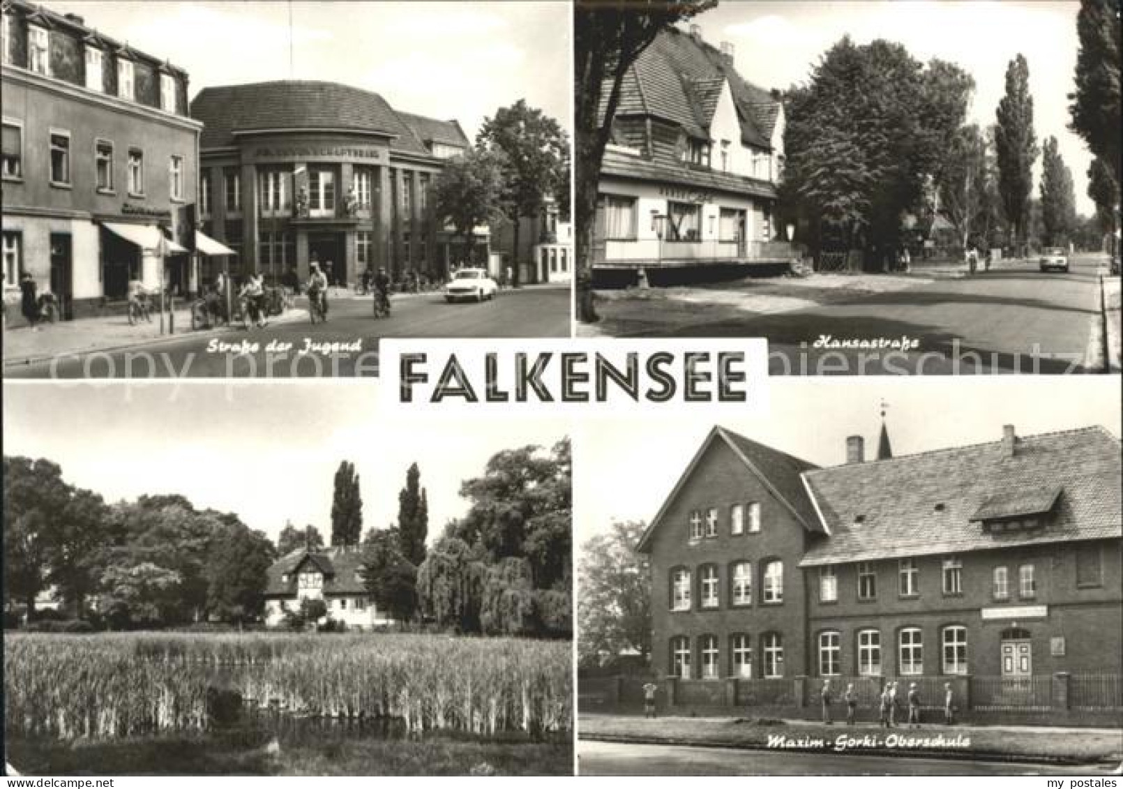 72032124 Falkensee Strasse Der Jugend Hansastrasse Maxim Gorki Oberschule Falken - Falkensee