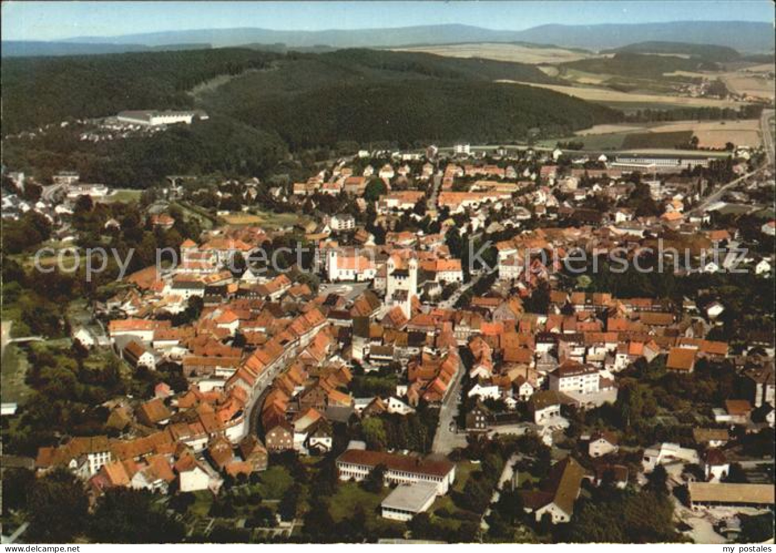 72032100 Bad Gandersheim Fliegeraufnahme Bad Gandersheim - Bad Gandersheim