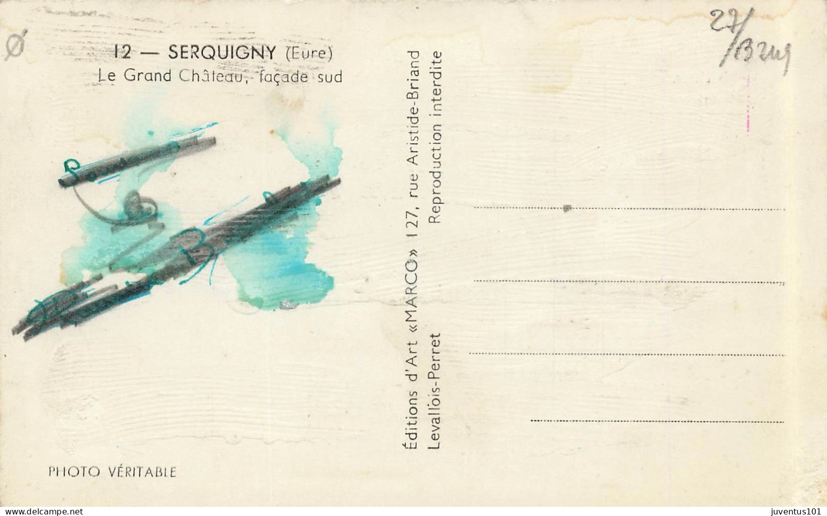 CPSM Serquigny-Le Grand Château-RARE     L2622 - Serquigny