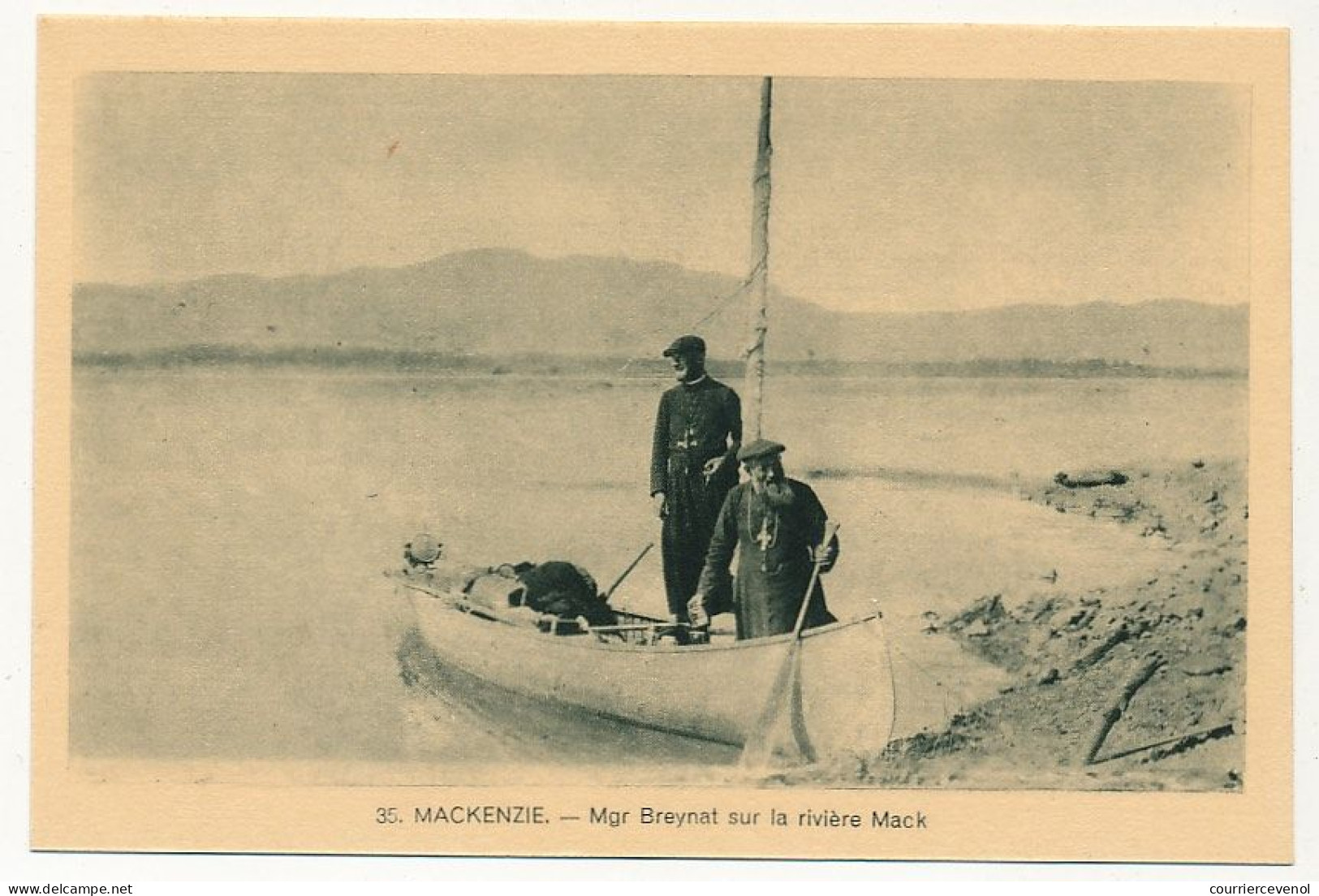 CPA - CANADA - Mackensie - Mgr Breynat Sur La Rivière Mack - Non Classés