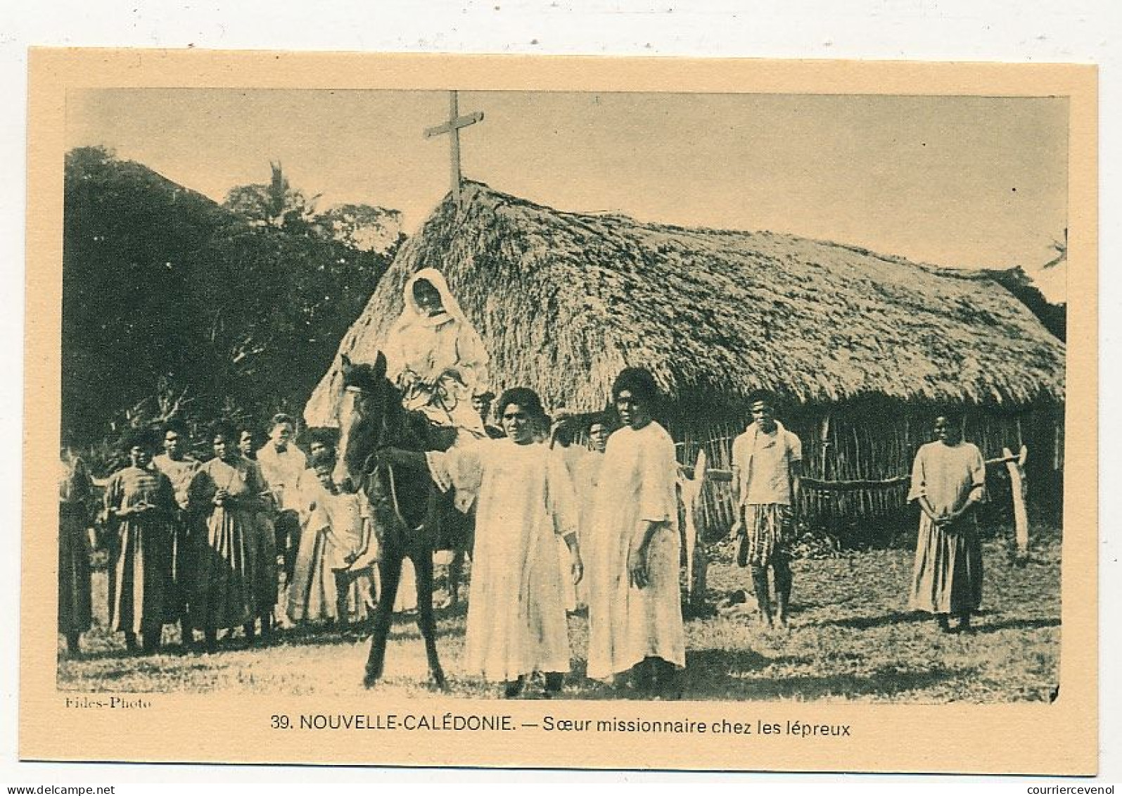 CPA - NOUVELLE-CALEDONIE - Soeur Missionnaire Chez Les Lépreux - New Caledonia