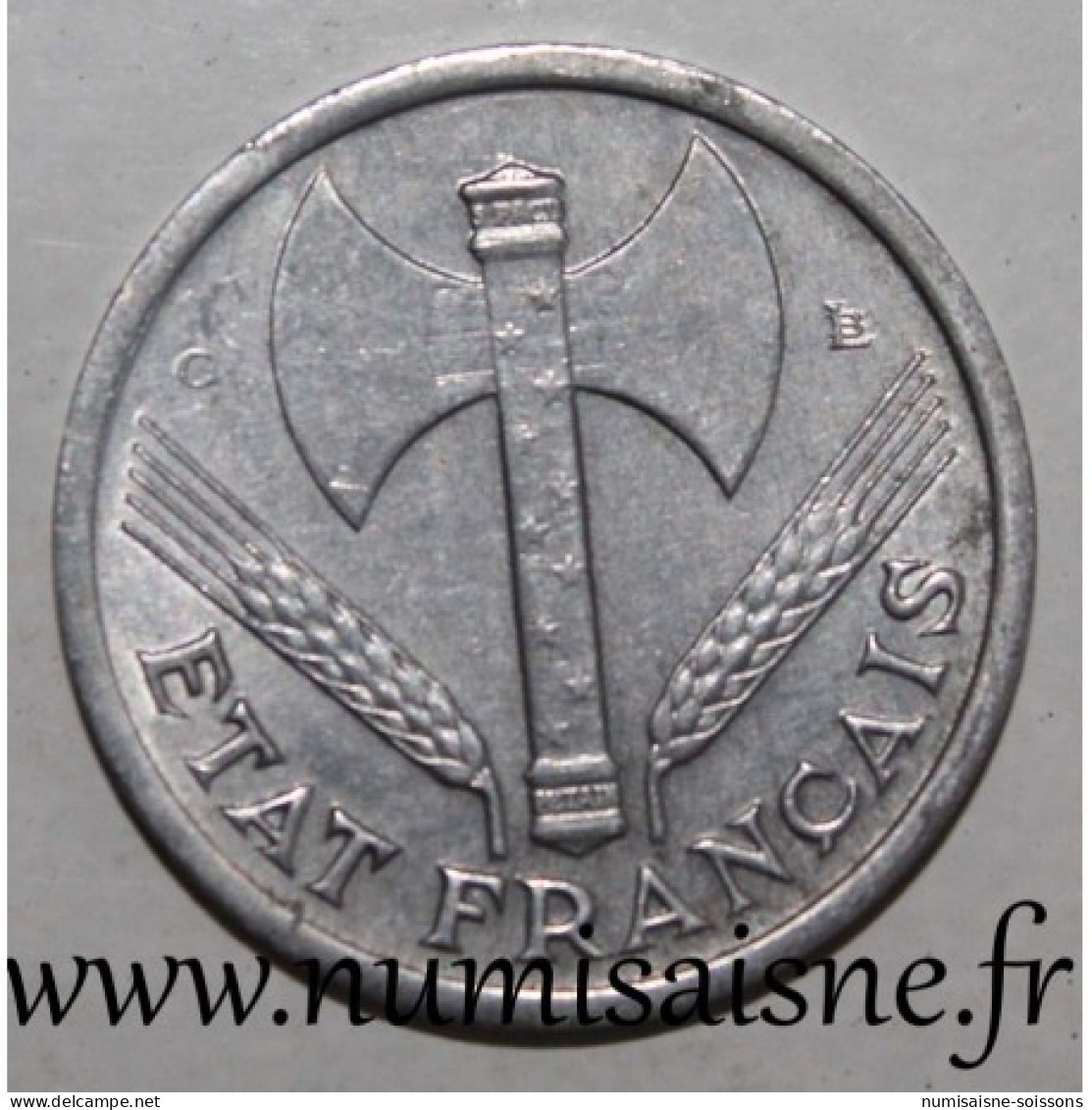 GADOURY 473a - 1 FRANC 1944 C - Castelsarrasin - TYPE MORLON ALU - KM 885a - TTB+ - 1 Franc