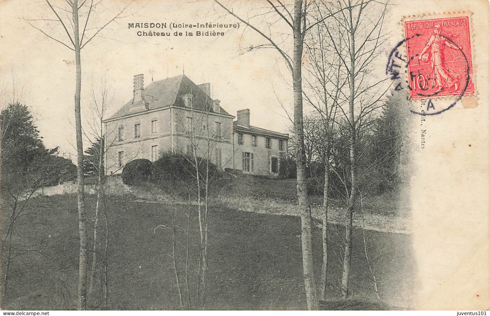 CPA Maisdon-Château De La Bidière-Timbre       L2626 - Moisdon La Riviere