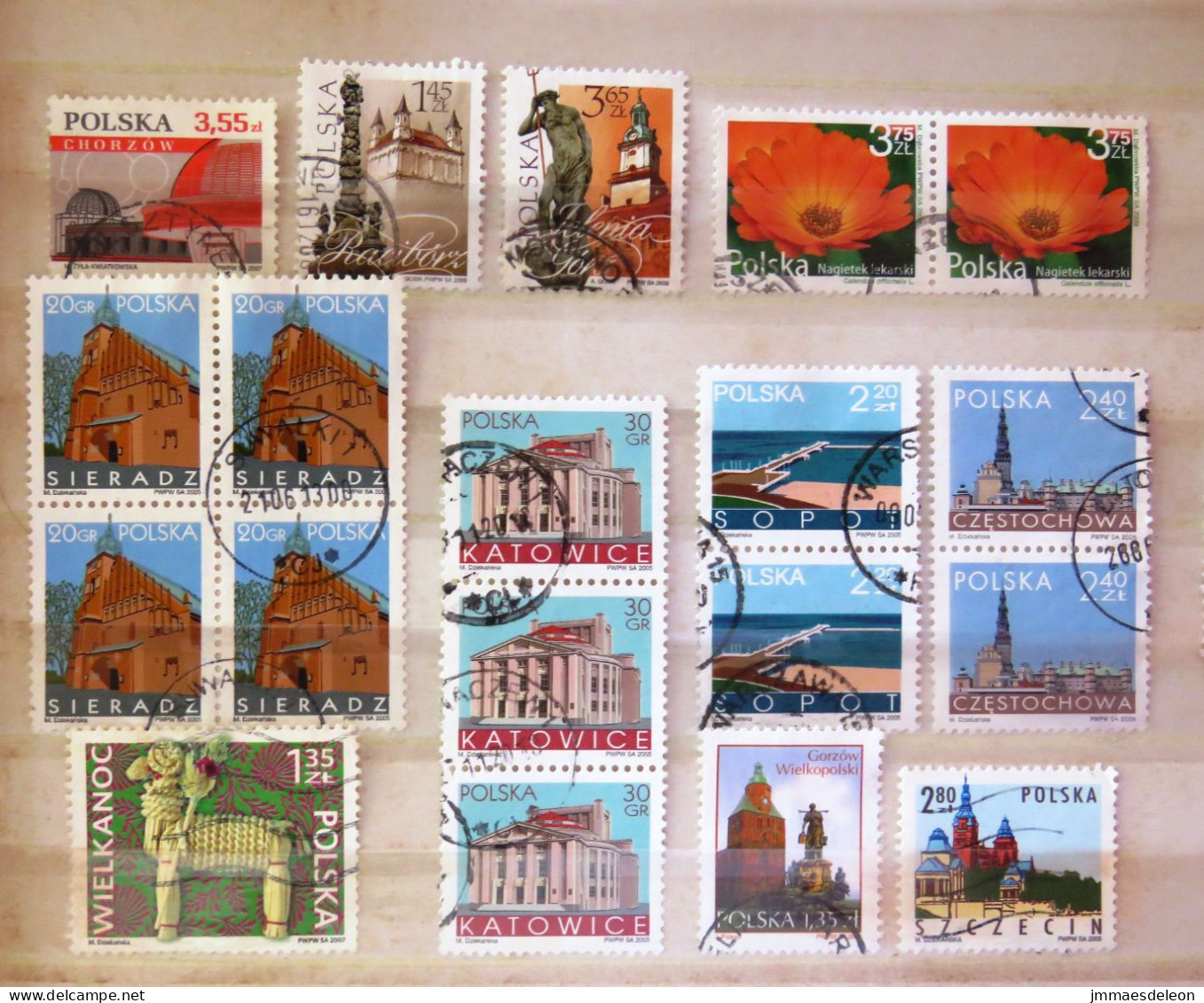 Poland 2005 - 2009 Churches Buildings Statues Astronomy Flowers Sheep - Gebraucht