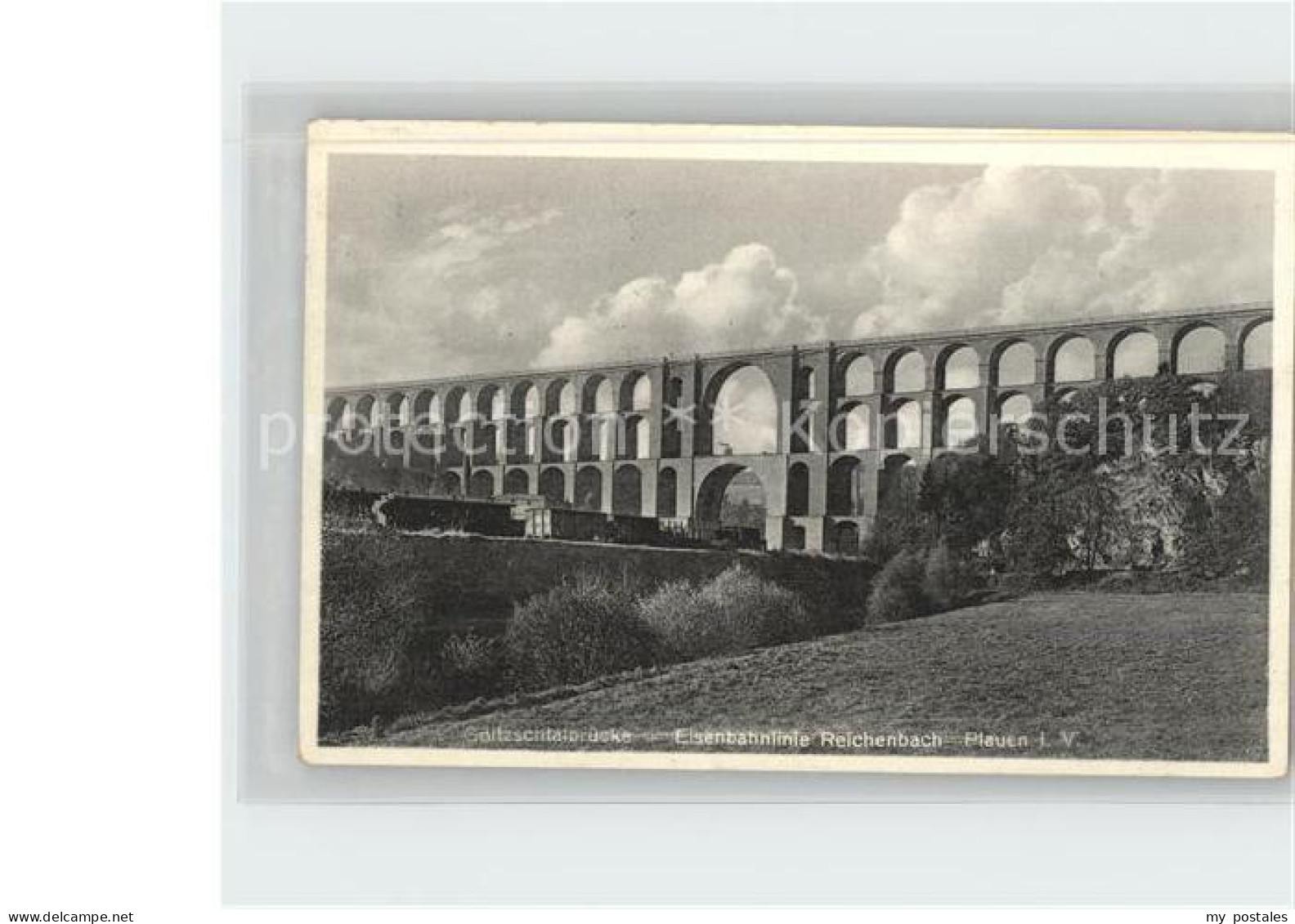 42214434 Mylau Goeltzschtalbruecke Eisenbahn Vogtlaendische Schweiz Mylau - Mylau