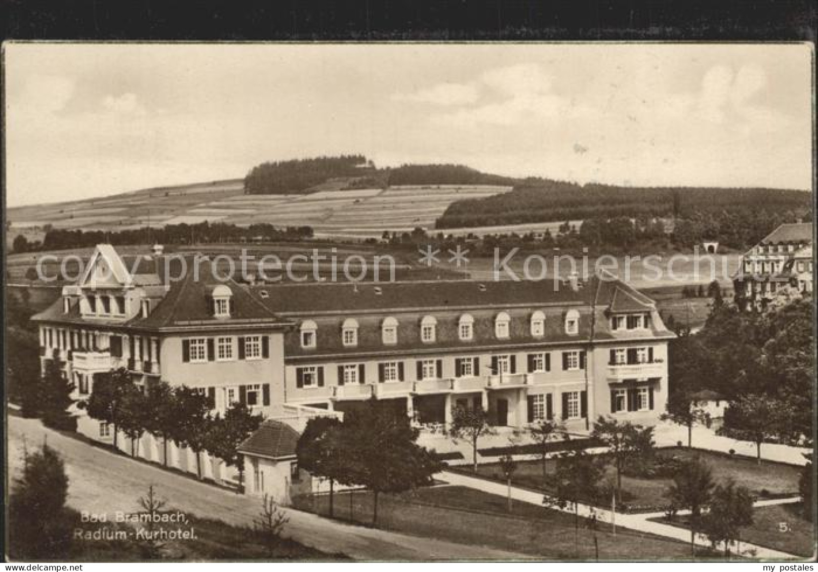 42212523 Bad Brambach Radium Kurhotel Trinks Postkarte Bad Brambach - Bad Brambach