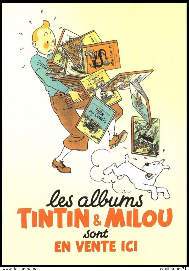 CP/ PK** - Atel Hergé Publicité - 1945 - Affiche Promo Mise à La Dispo Des Libraires / Promotieaffiche Voor Boekhandels - Philabédés (fumetti)