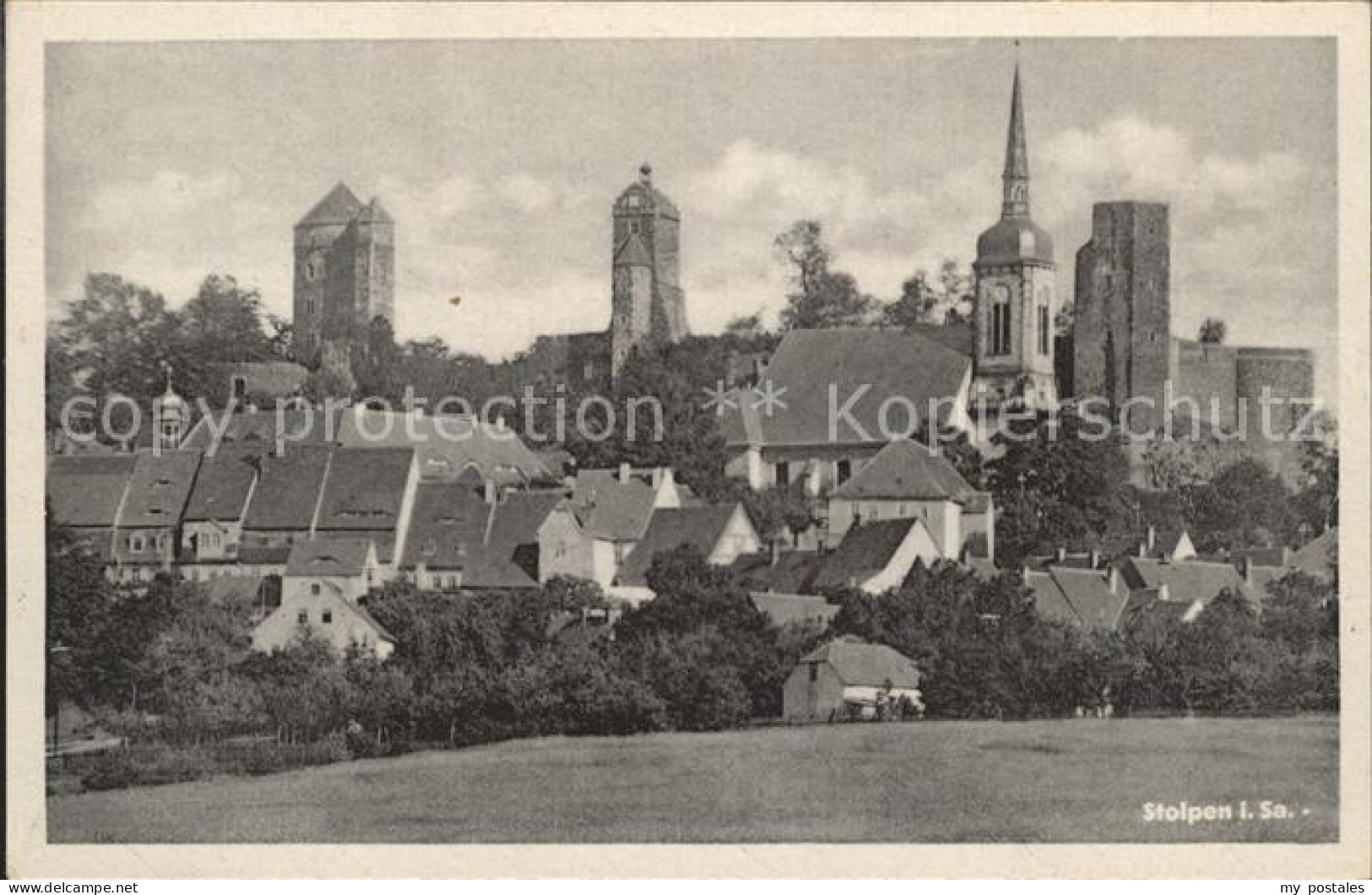 42188690 Stolpen Burg Stadt Und Kirche Stolpen - Stolpen