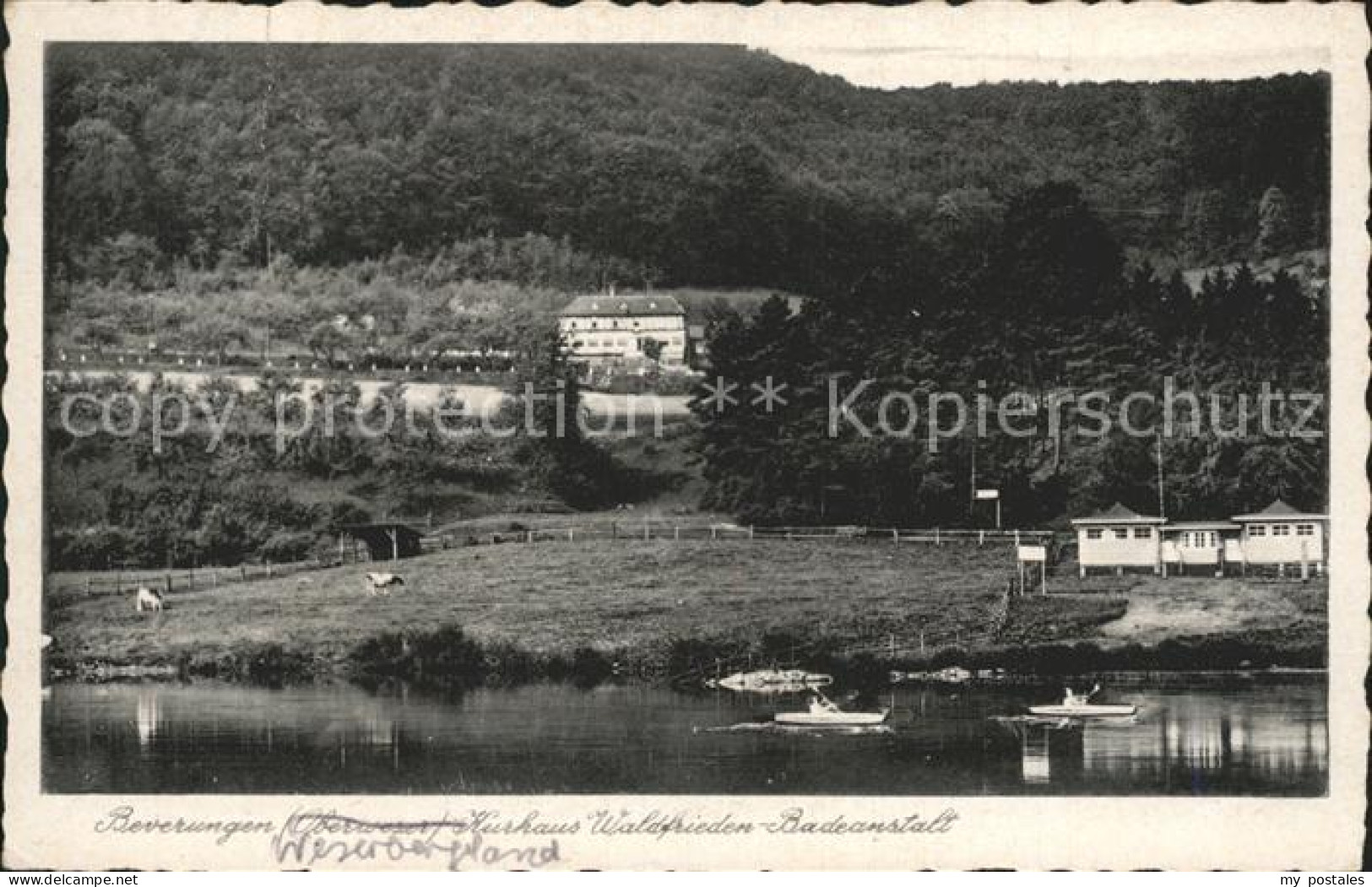 42186413 Beverungen Kurhaus Waldfrieden Badeanstalt  Beverungen - Beverungen