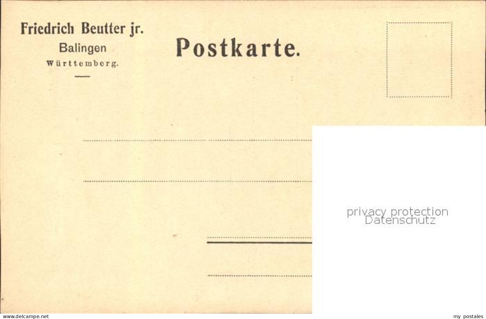 42031114 Balingen Friedrich Beutter  Balingen - Balingen