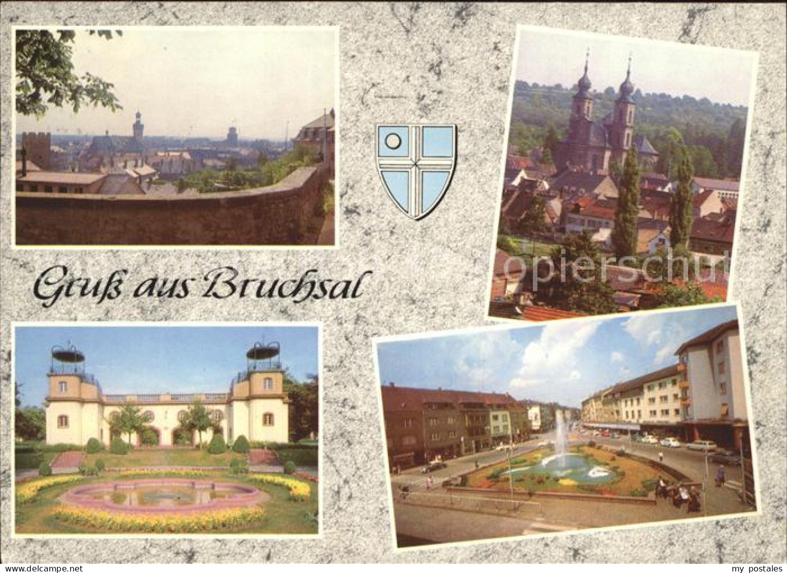 42028861 Bruchsal Belvedere Schoenbornplatz Stadtkirche Peter Paul Kirche  Bruch - Bruchsal