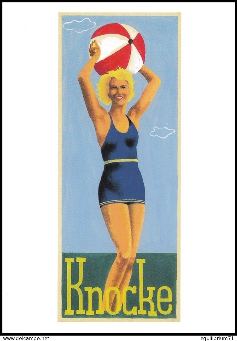 CP/PK** - Atel Hergé Publicité - 1934 - Knocke Projet D'affiche Publicitaire/Knokke Ontwerp Voor Een Reclameaffiche - Philabédés