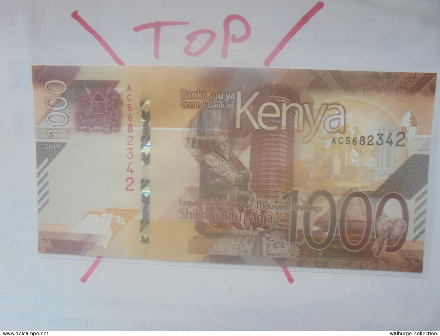 KENYA 1000 SHILLINGS 2019 Neuf (B.32) - Kenya