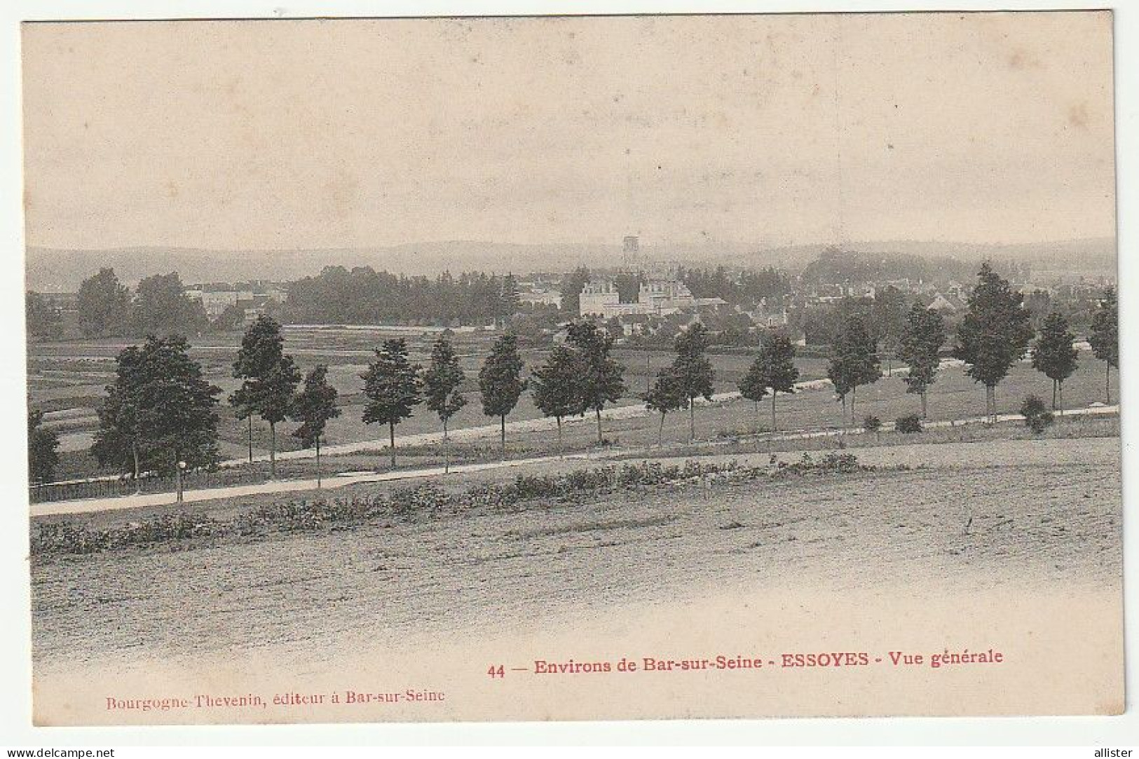 CPA 10 _ ESSOYES (Aube) _ Environs De Bar-sur-Seine - Vue Générale {S06-24} - Essoyes