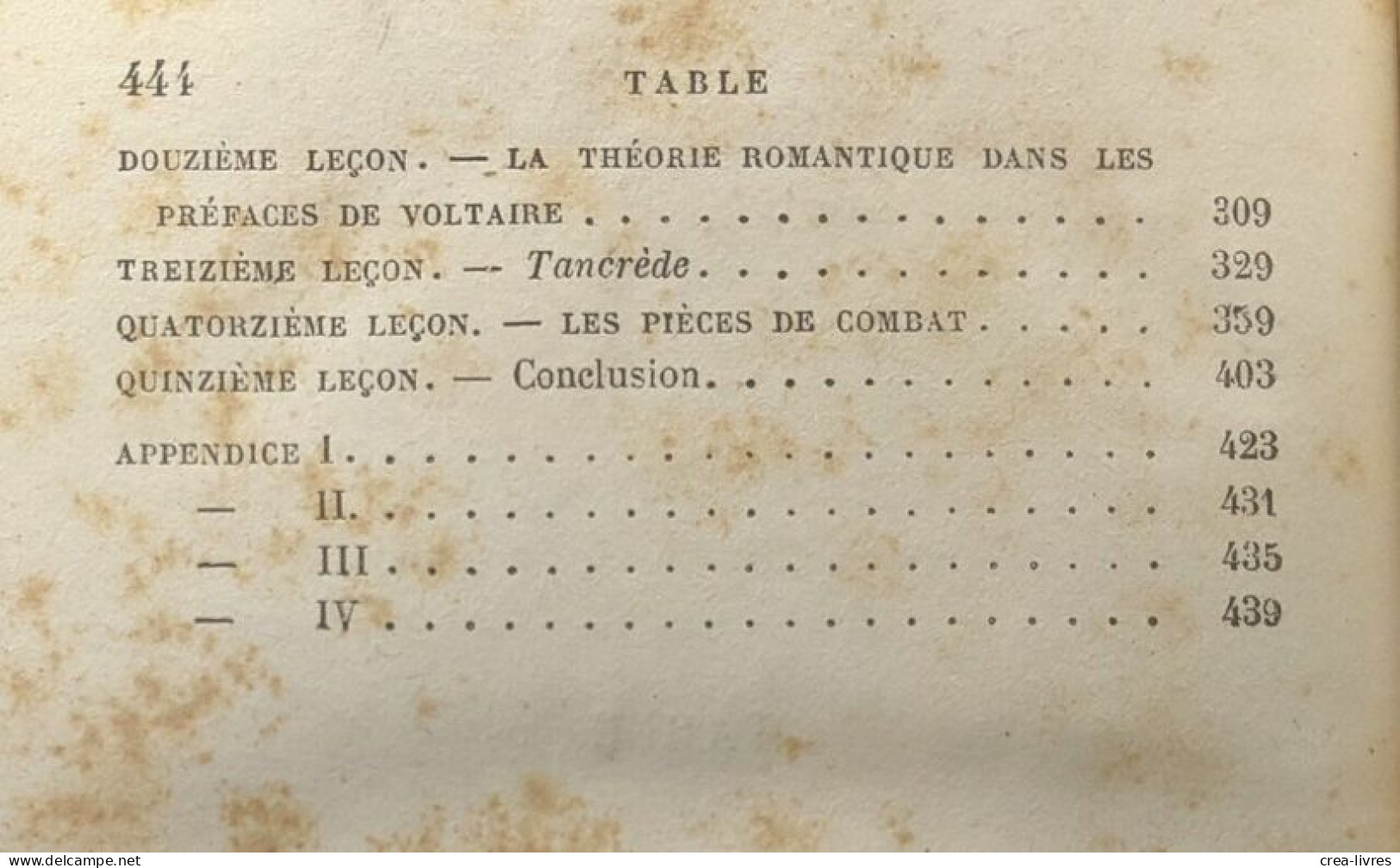 Theatre De Voltaire - éd.1888 / Le Romantisme Des Classiques - Autores Franceses