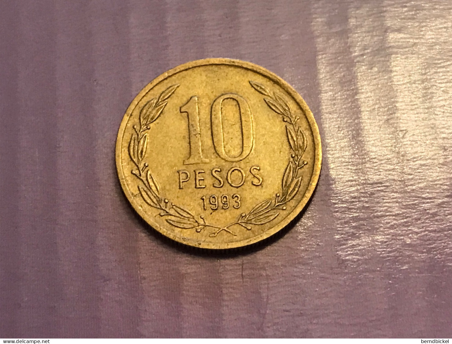 Münze Münzen Umlaufmünze Chile 10 Pesos 1993 - Chile