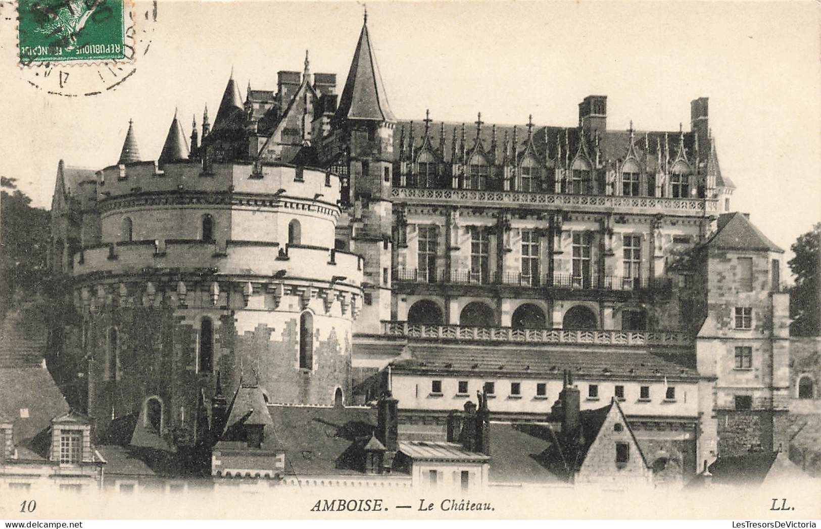 FRANCE - Amboise - Vue Générale Du Château - Carte Postale Ancienne - Amboise