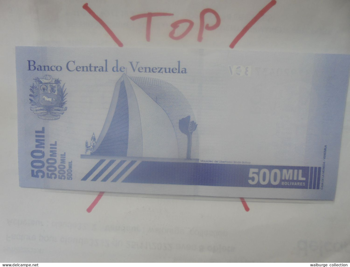 VENEZUELA 500.000 BOLIVARES 2020 Neuf (B.32) - Venezuela