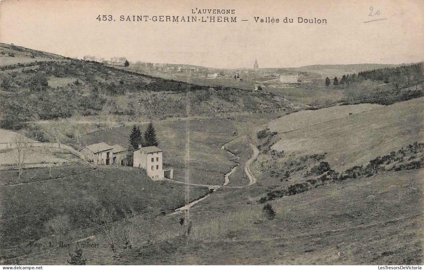 FRANCE - Saint Germain L'Herm - Vue Sur La Vallée Du Doulon - Carte Postale Ancienne - Other & Unclassified