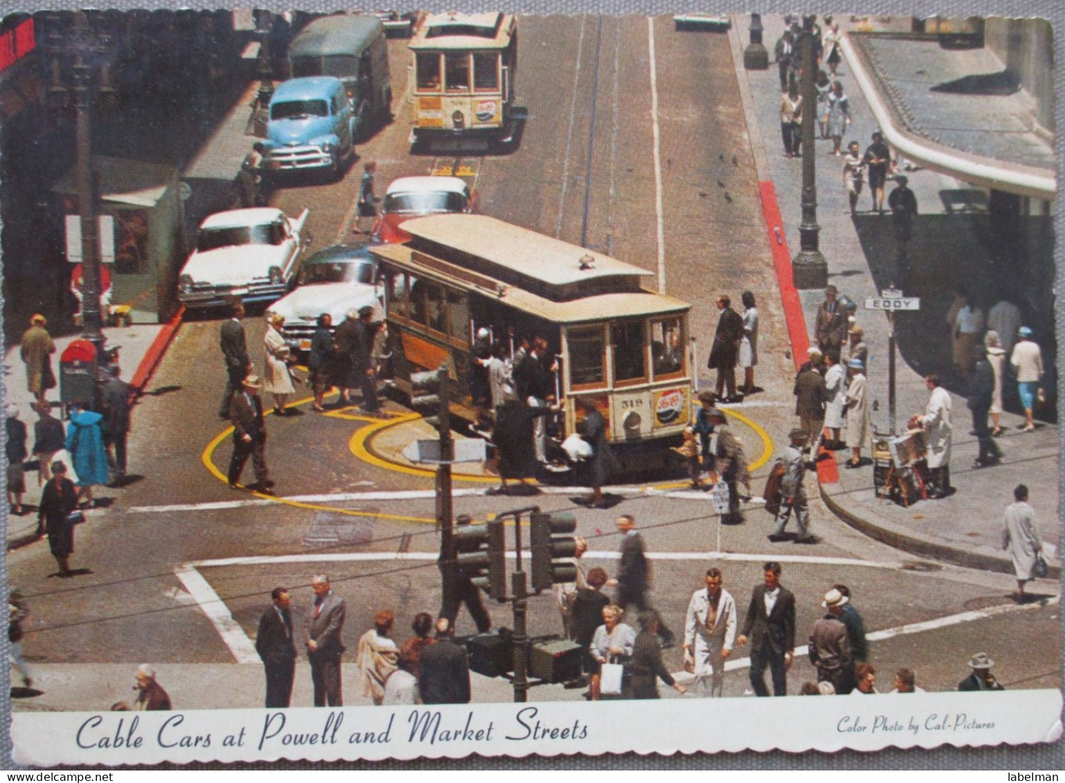 USA CALIFORNIA SAN FRANCISCO CABLE CAR KARTE CARD POSTCARD CARTE POSTALE POSTKARTE CARTOLINA ANSICHTSKARTE - Long Beach