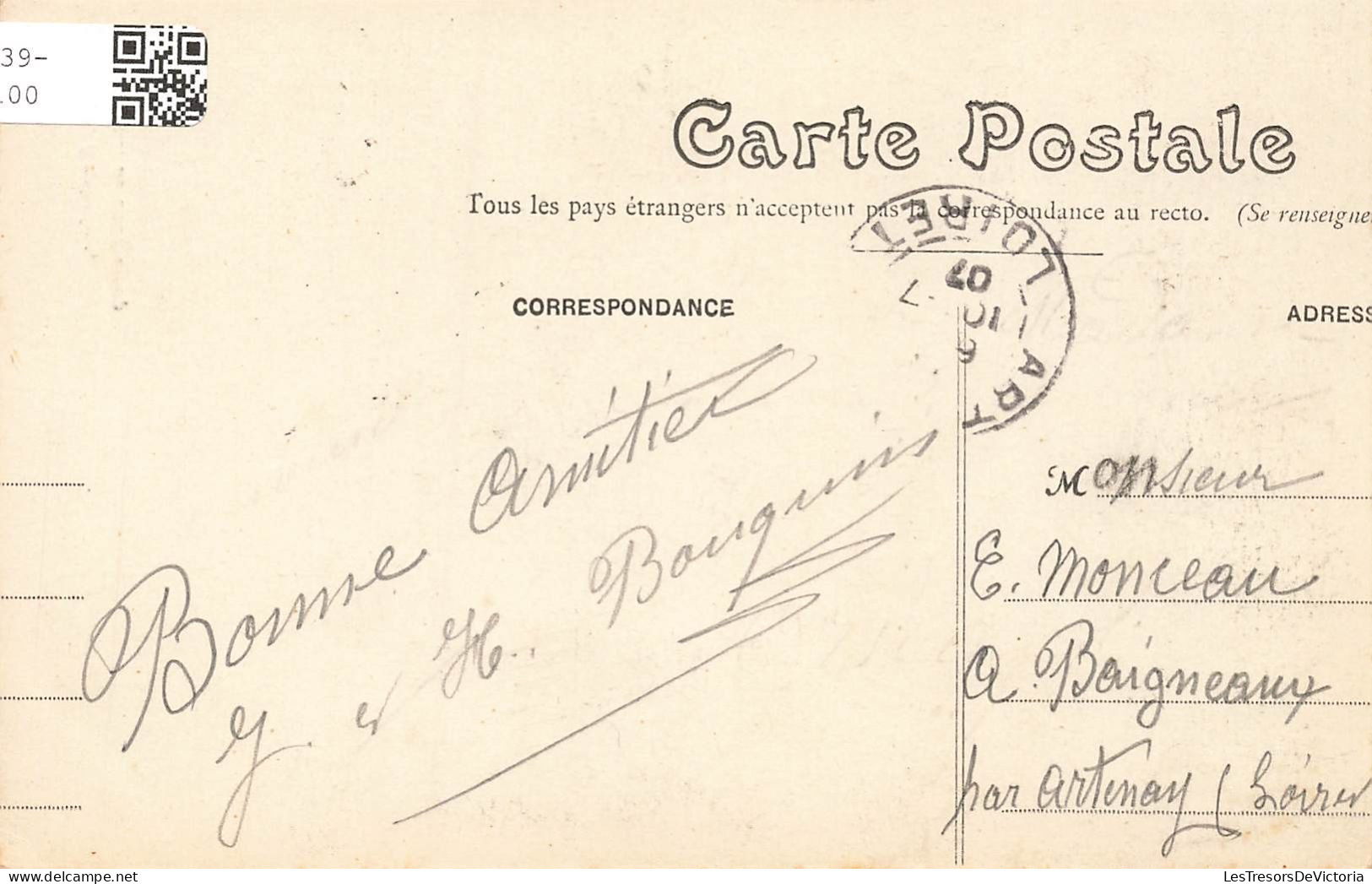 FRANCE - Amboise - La Pagode De Chanteloup - Carte Postale Ancienne - Amboise