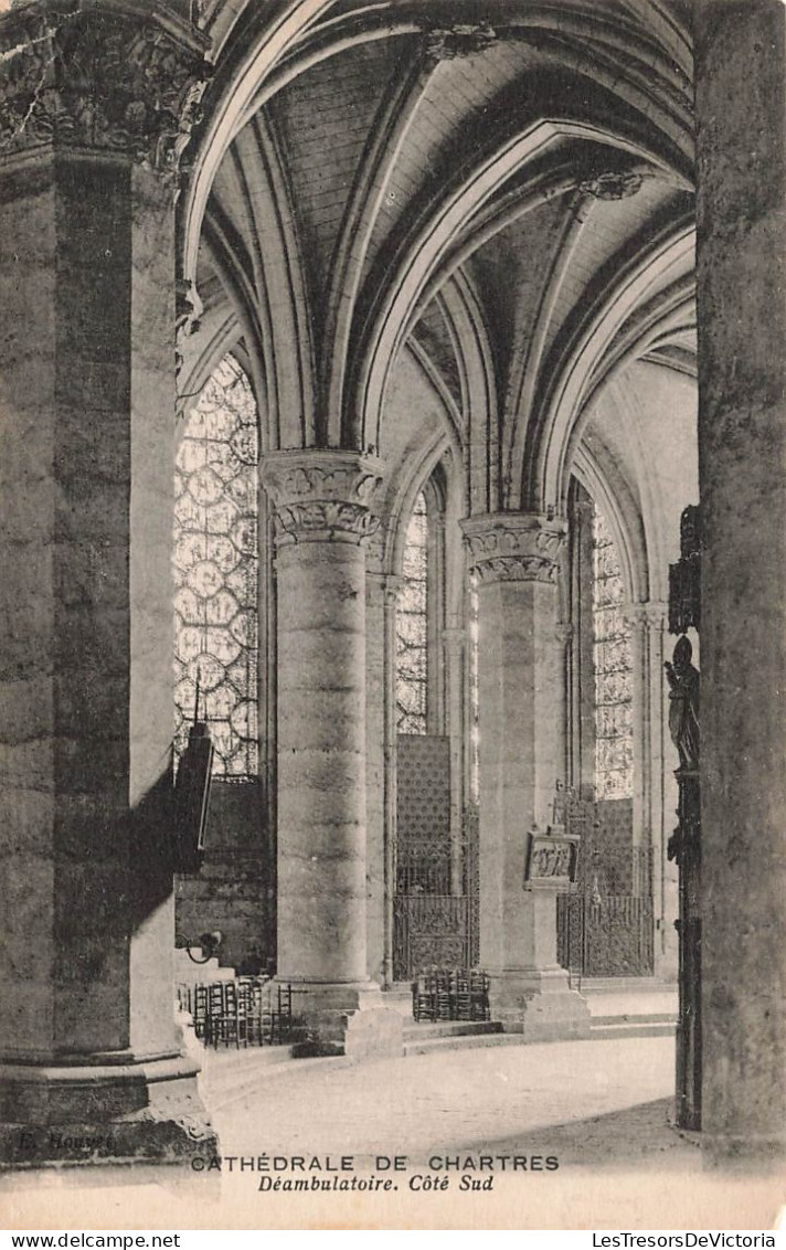 FRANCE - Chartres - Cathédrale De Chartres - Déambulatoire - Côté Sud - Carte Postale Ancienne - Chartres