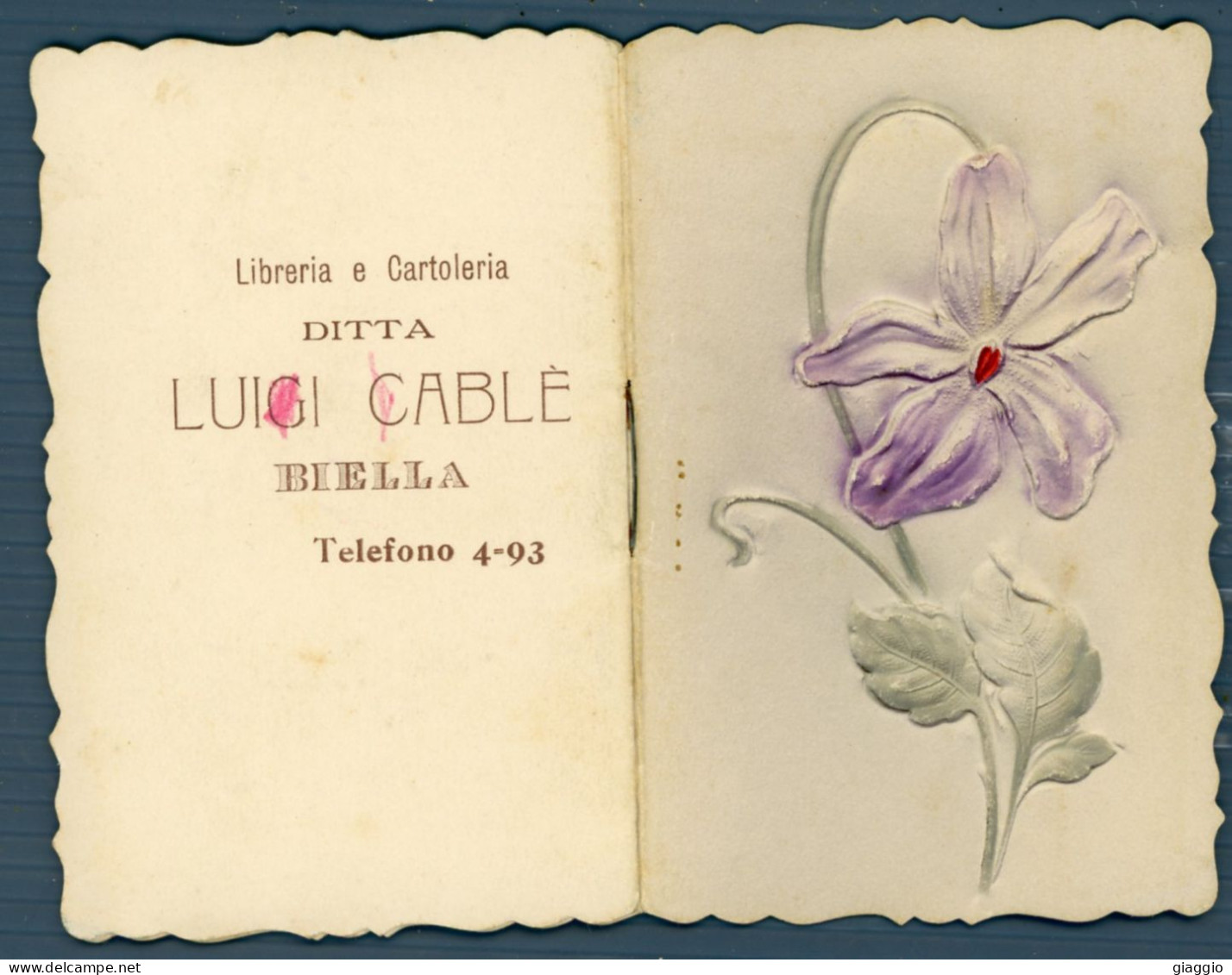 °°° Almanacco Antico 1914 - Luigi Cablé Biella °°° - Kleinformat : ...-1900
