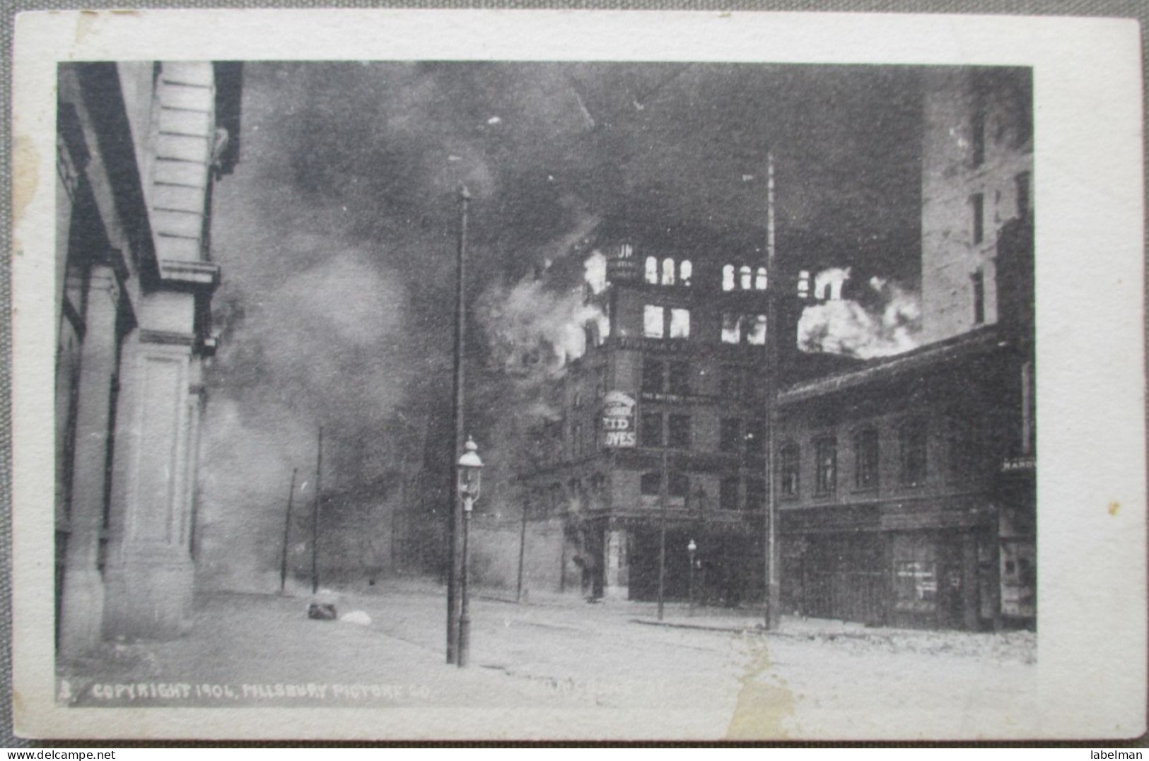 USA CALIFORNIA SAN FRANCISCO EARTHQUAKE FIRE 1906 KARTE CARD POSTCARD CARTE POSTALE POSTKARTE CARTOLINA ANSICHTSKARTE - Long Beach