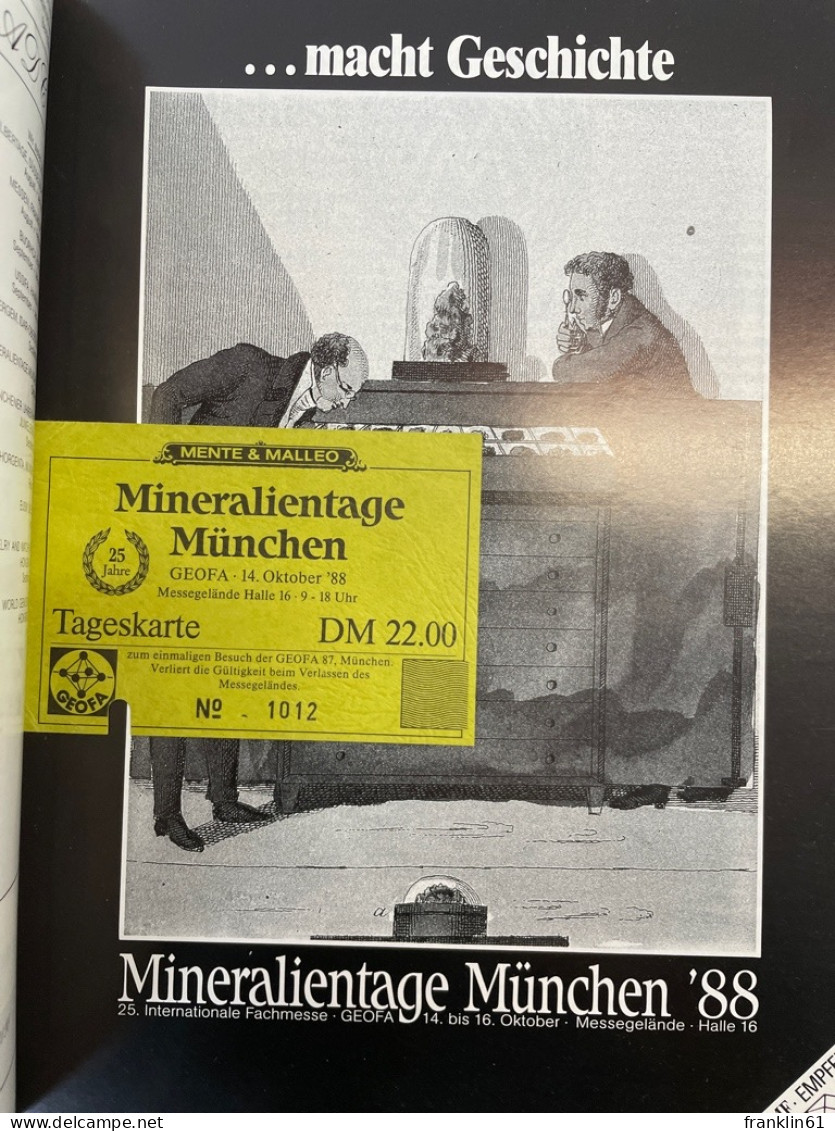 Mineralientage München : Messethemenheft 88. - Otros & Sin Clasificación