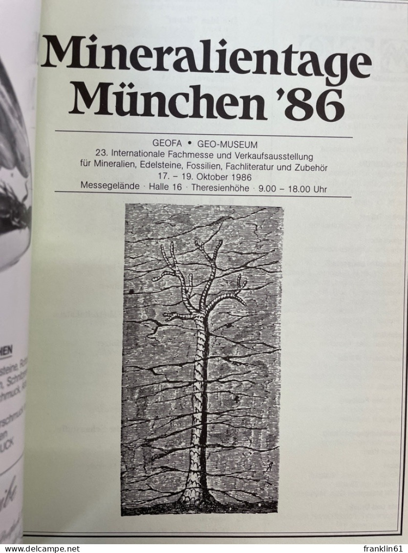 Mineralientage München : Messethemenheft 86. - Autres & Non Classés