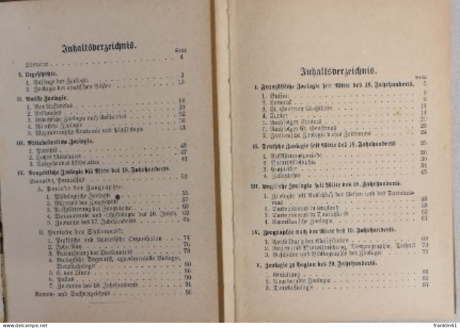 Geschichte Der Zoologie. I. U. II. Band (Sammlung Göschen Bd. 357 U. 823) - Animales