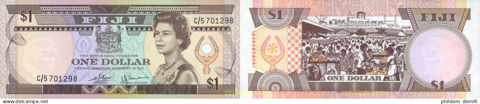 962 FIJI 1993 1 DOLLAR FIJI 1993 - Figi