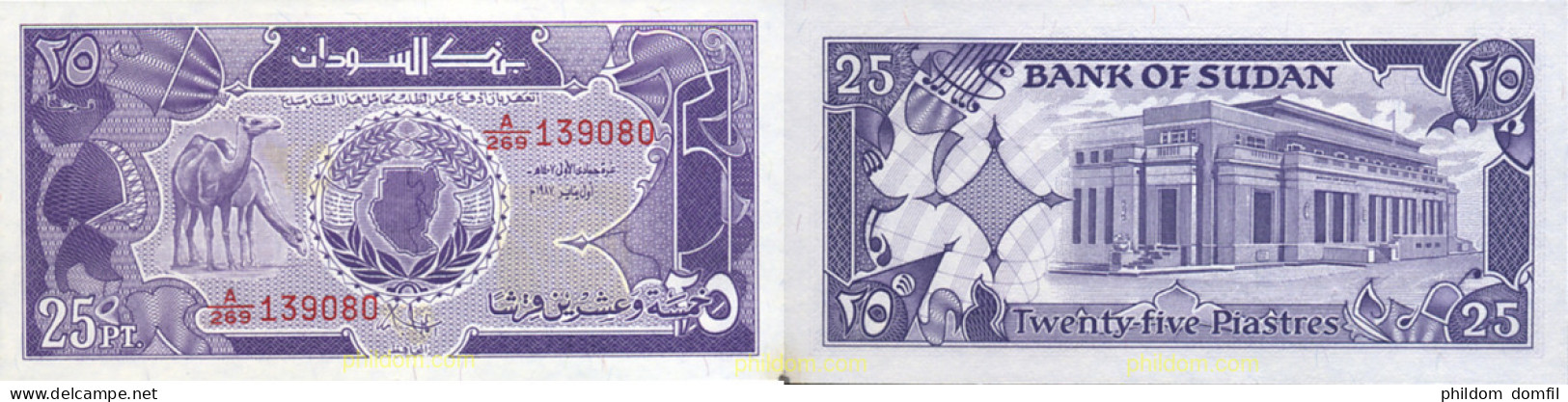 1049 SUDAN 1987 25 PIASTRES SUDAN 1987 - Zuid-Soedan