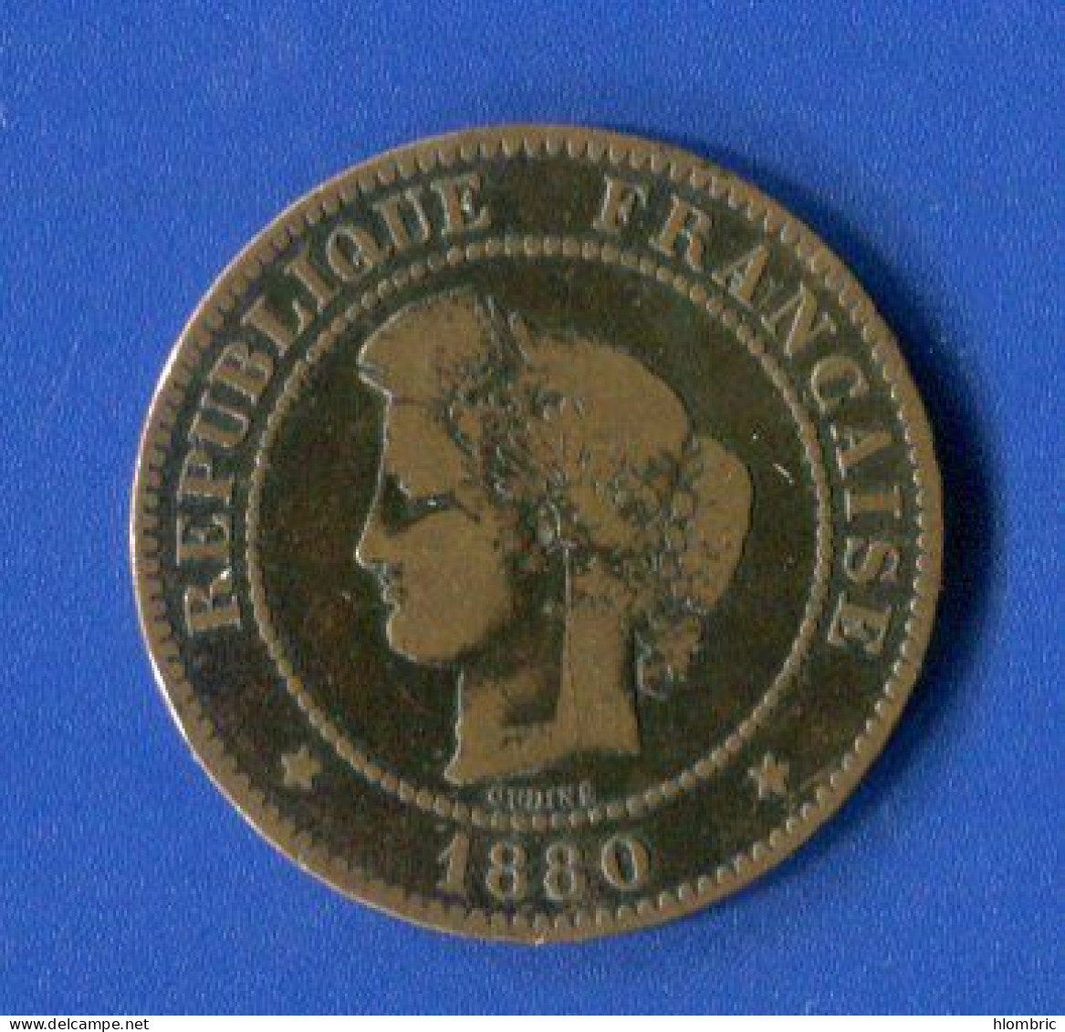 5  Cents  1880 - 5 Centimes