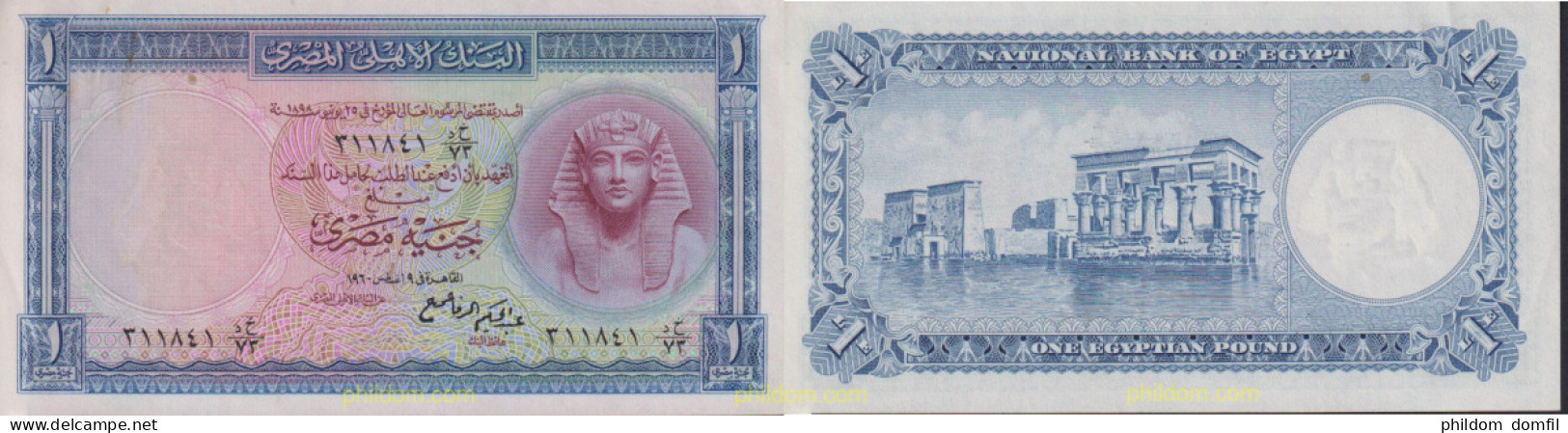 1683 EGIPTO 1952 EGYPT 1 POUND 1952-60 PICK 30 - Egypt