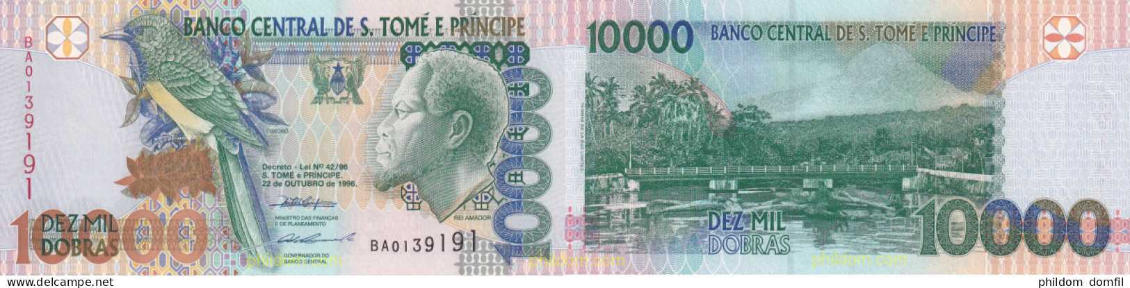 2023 SANTO TOME Y PRINCIPE 1996 SANTO TOME 10000 DOBRAS 1996 - Sao Tomé Et Principe