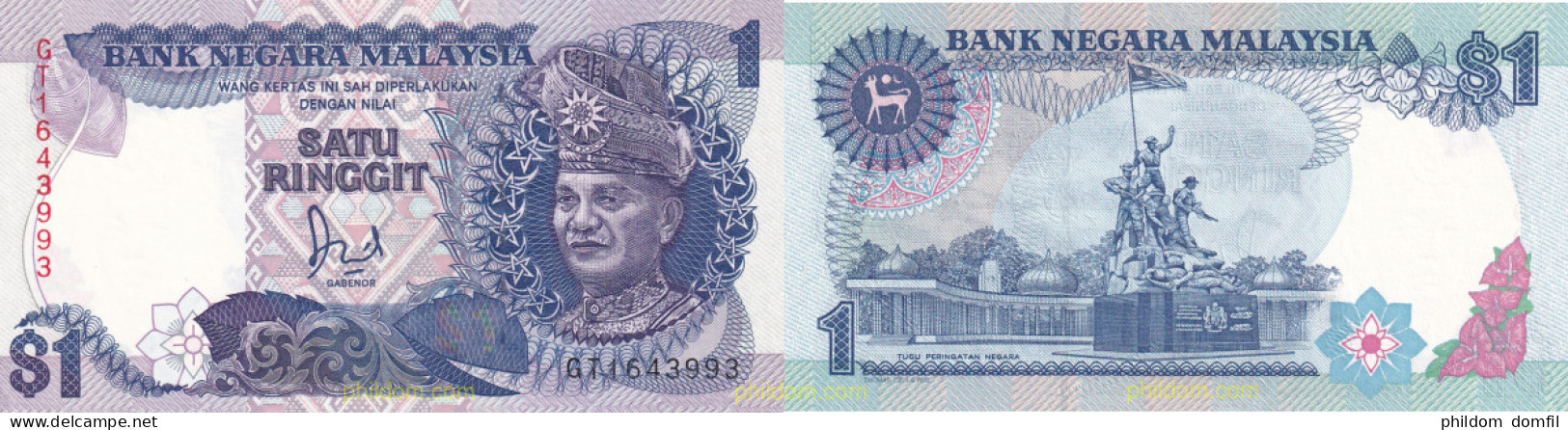 2137 MALASIA 1989 1989 MALAYSIA 1 RINGGIT - Maleisië