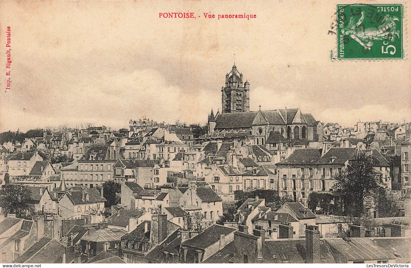 FRANCE - Pontoise - Vue Panoramique De La Ville - Carte Postale Ancienne - Pontoise