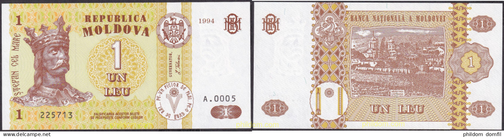 2357 MOLDAVIA 1994 MOLDOVA 1 TUGRIK 1994 - Moldavie