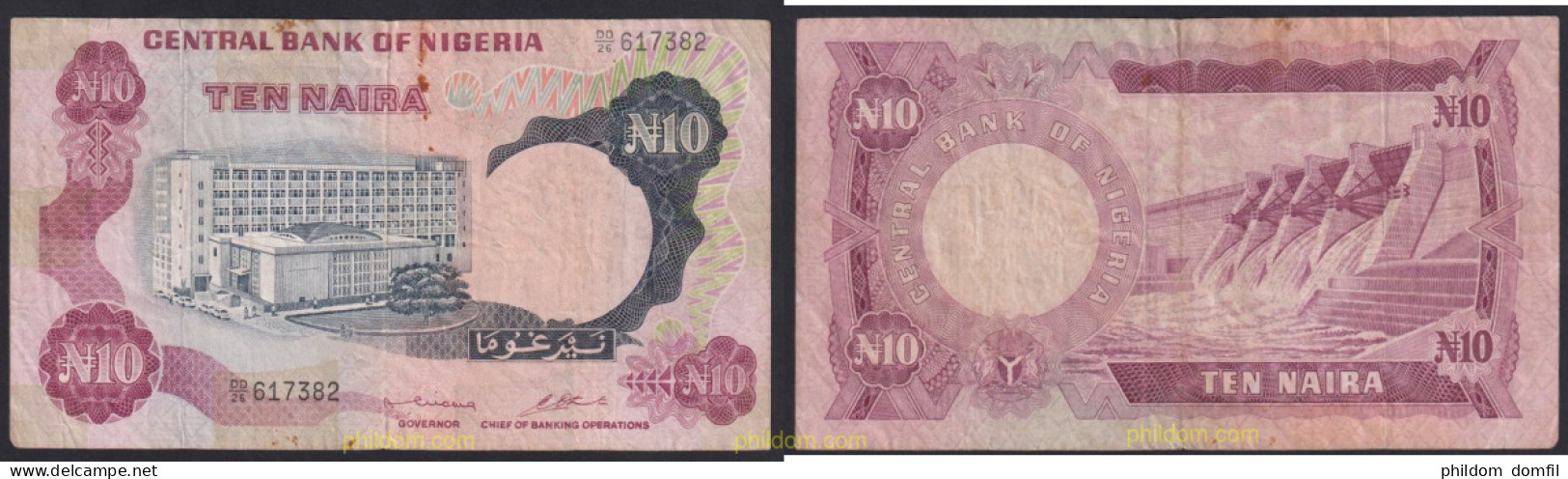 2759 NIGERIA 1973 NIGÉRIA 10 NAIRA 1973-78 - Nigeria