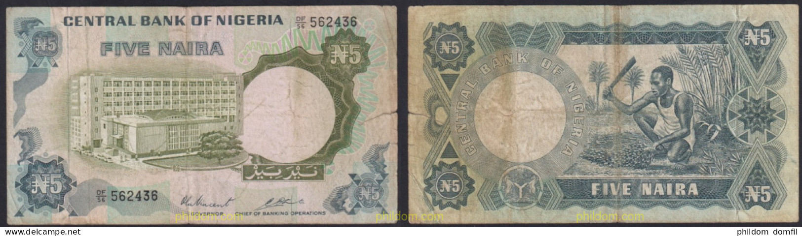 2758 NIGERIA 2020 NIGERIA 5 NAIRA 1973-78 - Nigeria