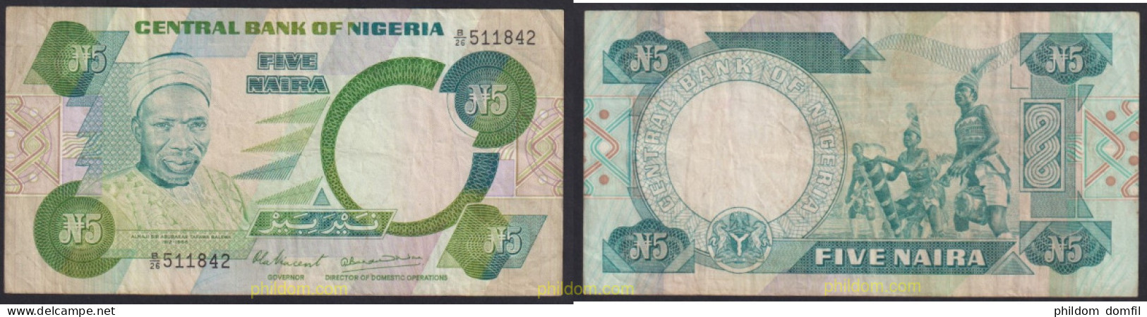 2761 NIGERIA 1979 NIGERIA 5 NAIRA 1979 - 1984 - Nigeria