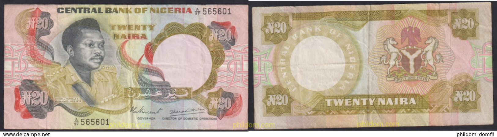 2762 NIGERIA 1987 NIGERIA 20 NAIRA 1987 - 1984 - Nigeria