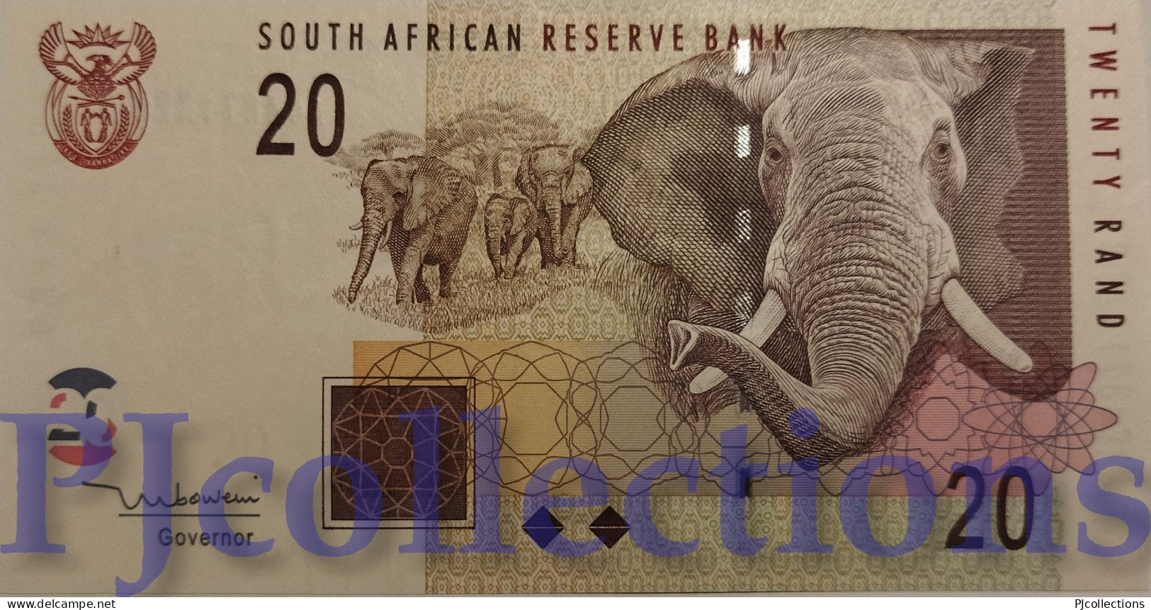 SOUTH AFRICA 20 RAND 2005 PICK 129a AUNC - Afrique Du Sud