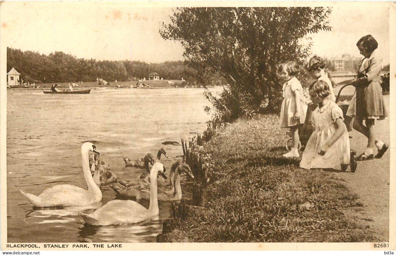 ROYAUME UNI -  BLACKPOOL - STANLEY PARK THE LAKE - Blackpool