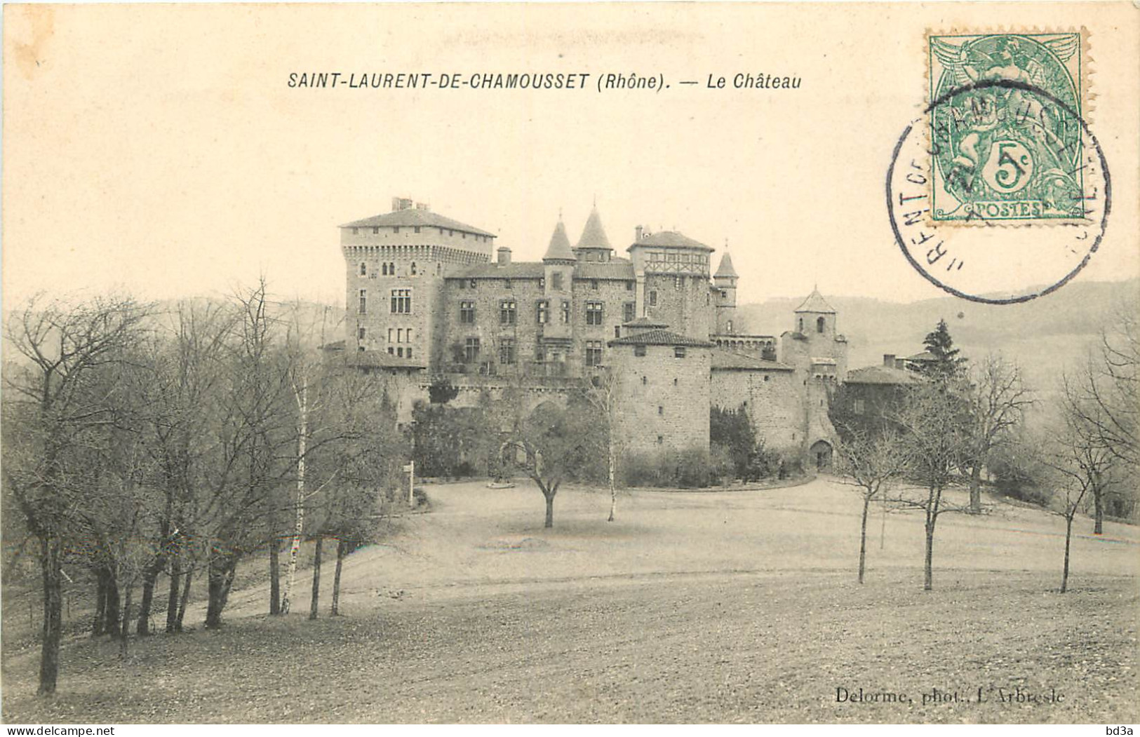69 -  SAINT  LAURENT DE CHAMOUSSET -  LE CHATEAU - Saint-Laurent-de-Chamousset