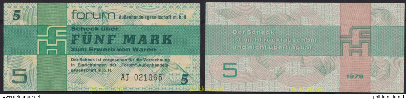 3733 ALEMANIA DEMOCRATICA 1979 GERMANY FORUM 5 MARK 1979 - Other & Unclassified