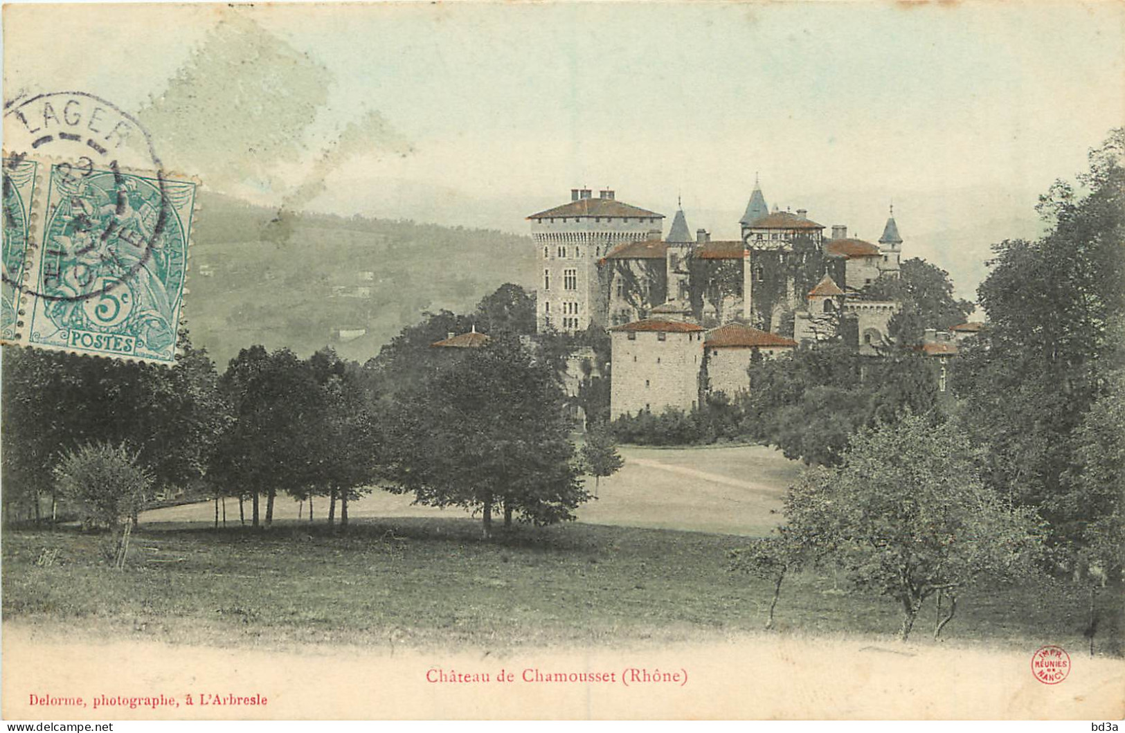 69 - SAINT LAURENT DE CHAMOUSSET -  CHATEAU DU CHAMOUSSET - Saint-Laurent-de-Chamousset